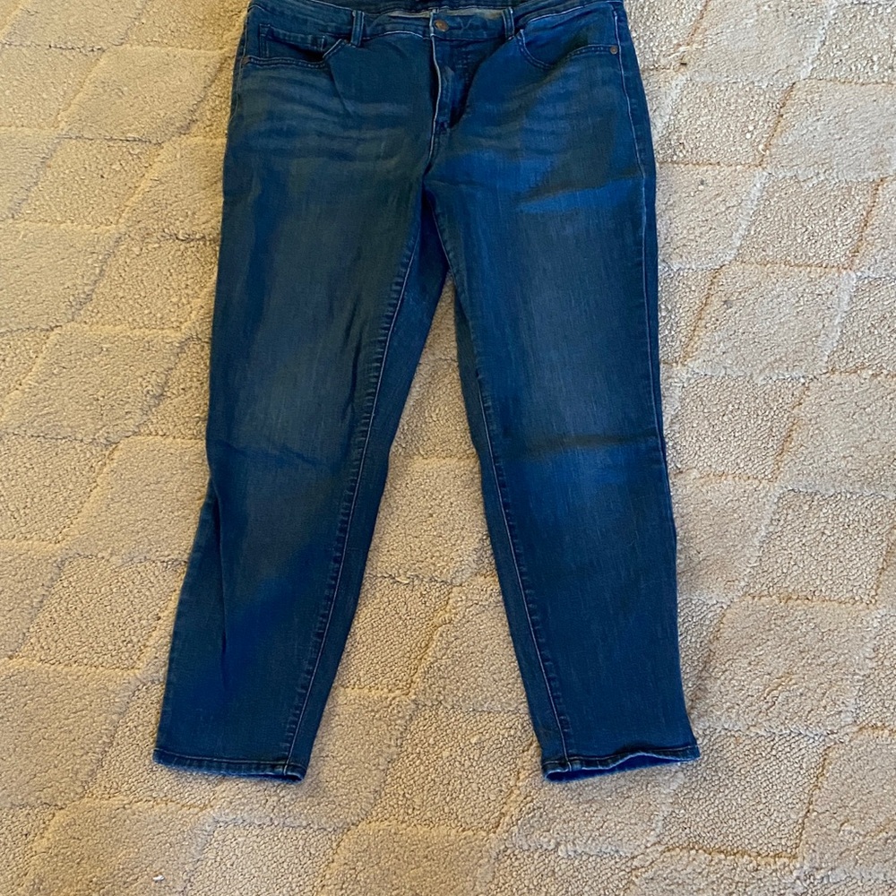Isaac Mizrahi Dark Blue Women's Skinny Jeans